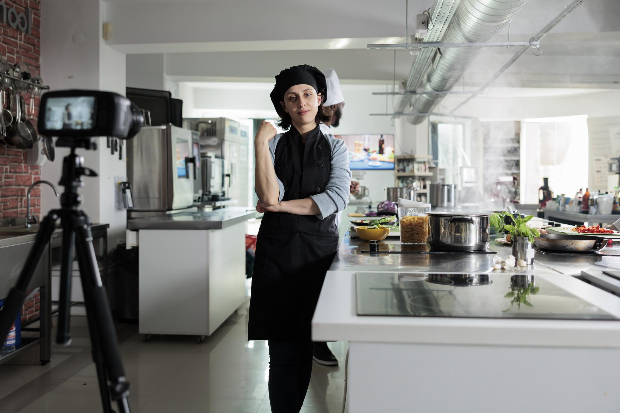 Studio didattico culinario con attrezzature moderne